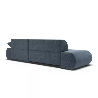 Eckschlafsofa mit Stauraum SURREY 1 - blau, rechte Ecke