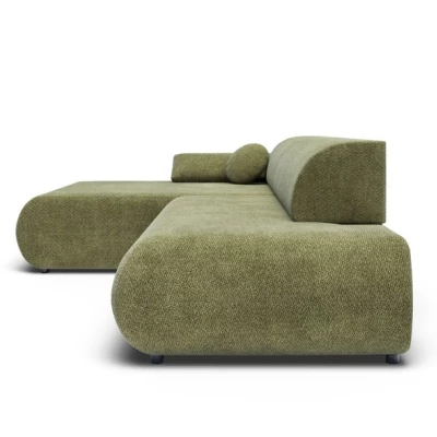 Eckschlafsofa mit Stauraum SURREY 1 - Khaki, linke Ecke