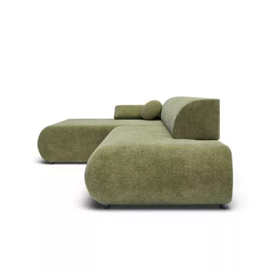Eckschlafsofa mit Stauraum SURREY 1 - Khaki, linke Ecke