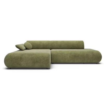 Eckschlafsofa mit Stauraum SURREY 1 - Khaki, linke Ecke