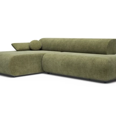 Eckschlafsofa mit Stauraum SURREY 1 - Khaki, linke Ecke