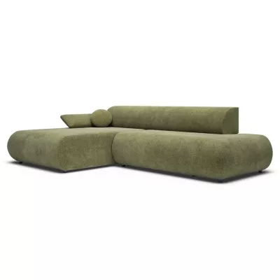 Eckschlafsofa mit Stauraum SURREY 1 - Khaki, linke Ecke