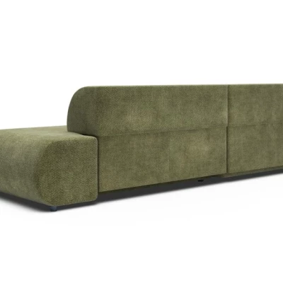 Eckschlafsofa mit Stauraum SURREY 1 - Khaki, linke Ecke