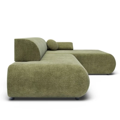 Eckschlafsofa mit Stauraum SURREY 1 - Khaki, rechte Ecke