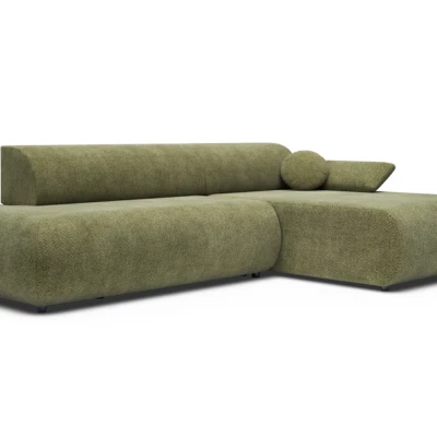 Eckschlafsofa mit Stauraum SURREY 1 - Khaki, rechte Ecke