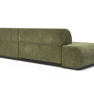 Eckschlafsofa mit Stauraum SURREY 1 - Khaki, rechte Ecke