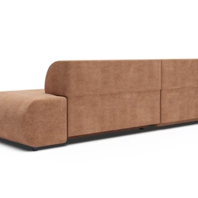 Eckschlafsofa mit Stauraum SURREY 1 – hellbraun, linke Ecke