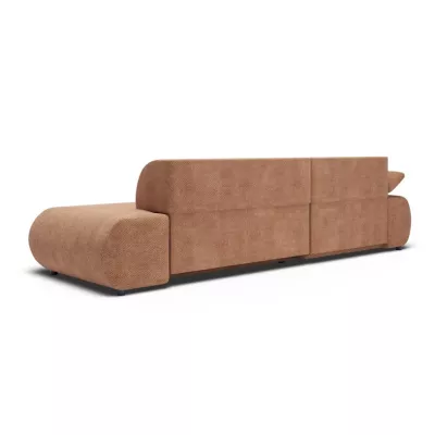 Eckschlafsofa mit Stauraum SURREY 1 – hellbraun, linke Ecke