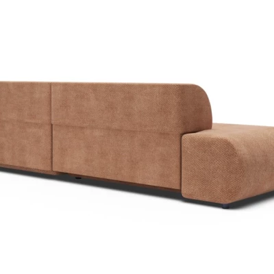 Eckschlafsofa mit Stauraum SURREY 1 - hellbraun, rechte Ecke