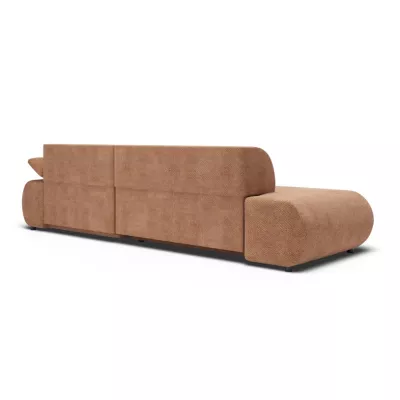 Eckschlafsofa mit Stauraum SURREY 1 - hellbraun, rechte Ecke