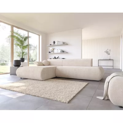 Eckschlafsofa mit Stauraum SURREY 1 - beige 2, linke Ecke