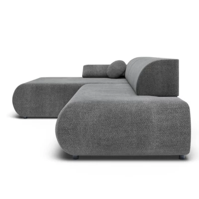 Eckschlafsofa mit Stauraum SURREY 1 – dunkelgrau, linke Ecke