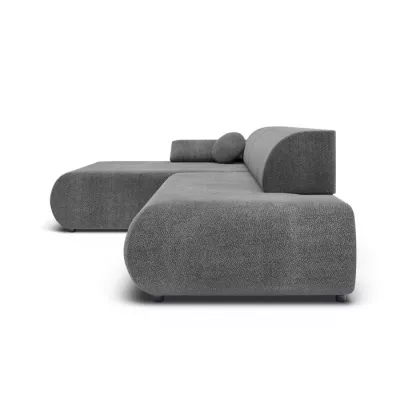 Eckschlafsofa mit Stauraum SURREY 1 – dunkelgrau, linke Ecke
