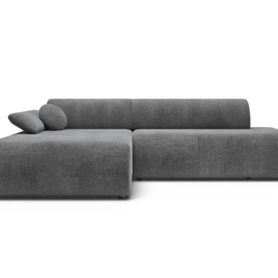 Eckschlafsofa mit Stauraum SURREY 1 – dunkelgrau, linke Ecke