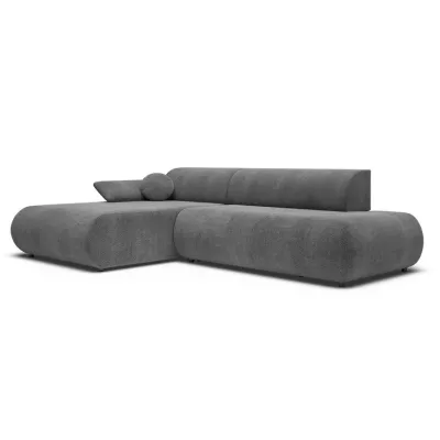 Eckschlafsofa mit Stauraum SURREY 1 – dunkelgrau, linke Ecke