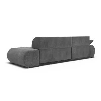 Eckschlafsofa mit Stauraum SURREY 1 – dunkelgrau, linke Ecke