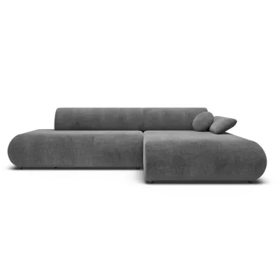 Eckschlafsofa mit Stauraum SURREY 1 – dunkelgrau, rechte Ecke