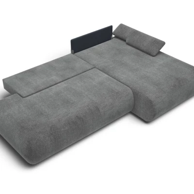 Eckschlafsofa mit Stauraum SURREY 1 – dunkelgrau, rechte Ecke