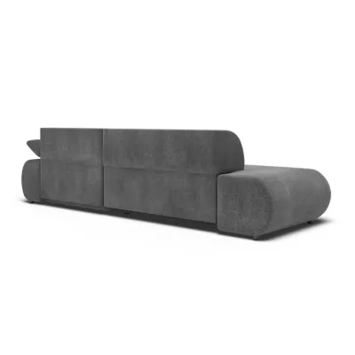 Eckschlafsofa mit Stauraum SURREY 1 – dunkelgrau, rechte Ecke