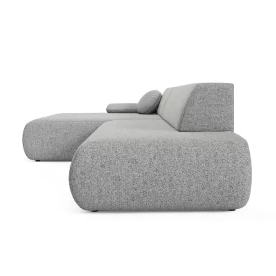 Eckschlafsofa mit Stauraum SURREY 1 – Stahlgrau, linke Ecke