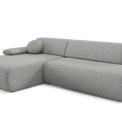 Eckschlafsofa mit Stauraum SURREY 1 – Stahlgrau, linke Ecke