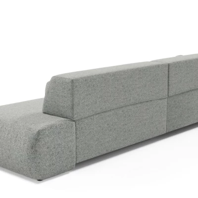 Eckschlafsofa mit Stauraum SURREY 1 – Stahlgrau, linke Ecke