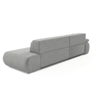 Eckschlafsofa mit Stauraum SURREY 1 – Stahlgrau, linke Ecke
