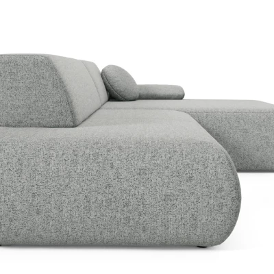 Eckschlafsofa mit Stauraum SURREY 1 - Stahlgrau, rechte Ecke
