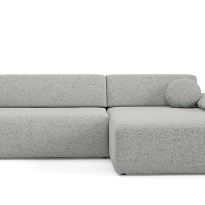 Eckschlafsofa mit Stauraum SURREY 1 - Stahlgrau, rechte Ecke