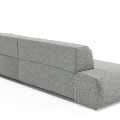 Eckschlafsofa mit Stauraum SURREY 1 - Stahlgrau, rechte Ecke