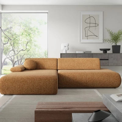 Eckschlafsofa mit Stauraum SURREY 1 - Rost, linke Ecke