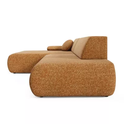 Eckschlafsofa mit Stauraum SURREY 1 - Rost, linke Ecke