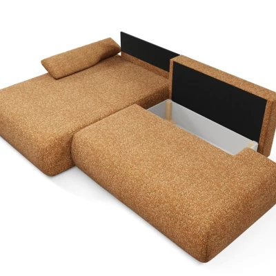 Eckschlafsofa mit Stauraum SURREY 1 - Rost, linke Ecke