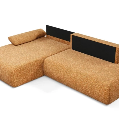 Eckschlafsofa mit Stauraum SURREY 1 - Rost, linke Ecke