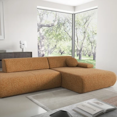 Eckschlafsofa mit Stauraum SURREY 1 - Rost, rechte Ecke