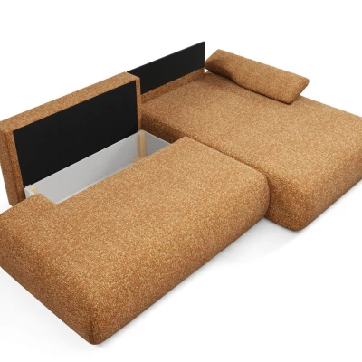 Eckschlafsofa mit Stauraum SURREY 1 - Rost, rechte Ecke