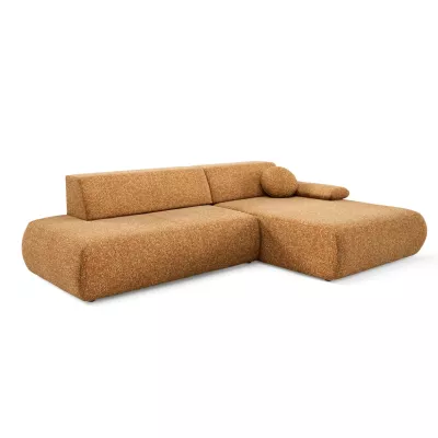 Eckschlafsofa mit Stauraum SURREY 1 - Rost, rechte Ecke