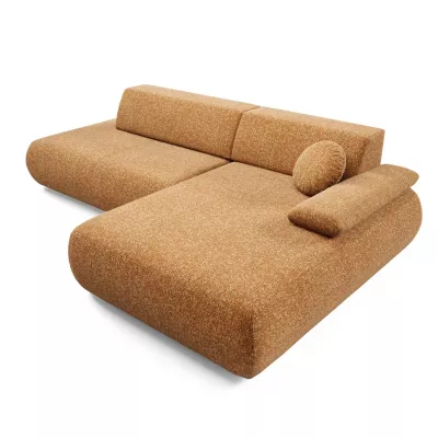 Eckschlafsofa mit Stauraum SURREY 1 - Rost, rechte Ecke