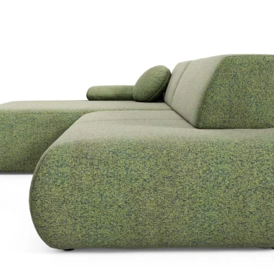 Eckschlafsofa mit Stauraum SURREY 1 - grün, linke Ecke