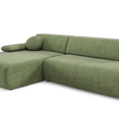 Eckschlafsofa mit Stauraum SURREY 1 - grün, linke Ecke