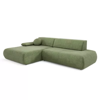 Eckschlafsofa mit Stauraum SURREY 1 - grün, linke Ecke