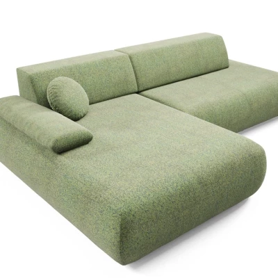 Eckschlafsofa mit Stauraum SURREY 1 - grün, linke Ecke