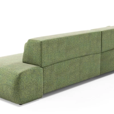 Eckschlafsofa mit Stauraum SURREY 1 - grün, linke Ecke