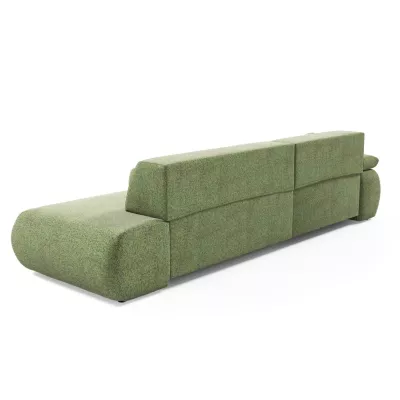 Eckschlafsofa mit Stauraum SURREY 1 - grün, linke Ecke