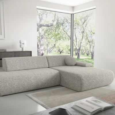 Eckschlafsofa mit Stauraum SURREY 1 - grau, rechte Ecke