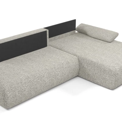 Eckschlafsofa mit Stauraum SURREY 1 - grau, rechte Ecke