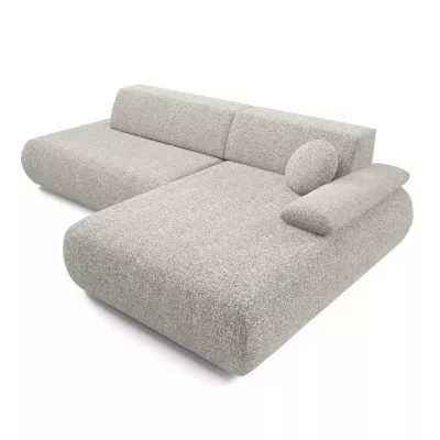 Eckschlafsofa mit Stauraum SURREY 1 - grau, rechte Ecke