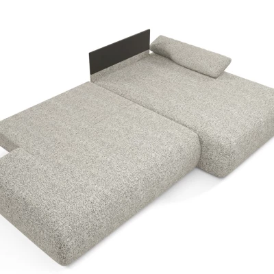 Eckschlafsofa mit Stauraum SURREY 1 - grau, rechte Ecke