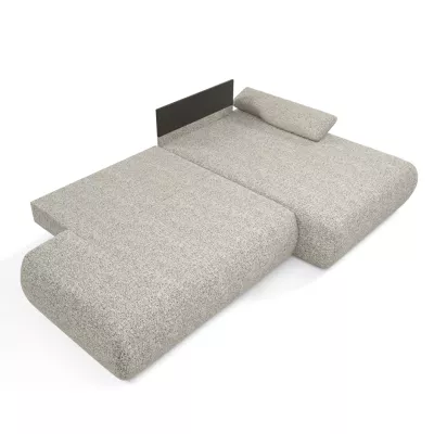 Eckschlafsofa mit Stauraum SURREY 1 - grau, rechte Ecke