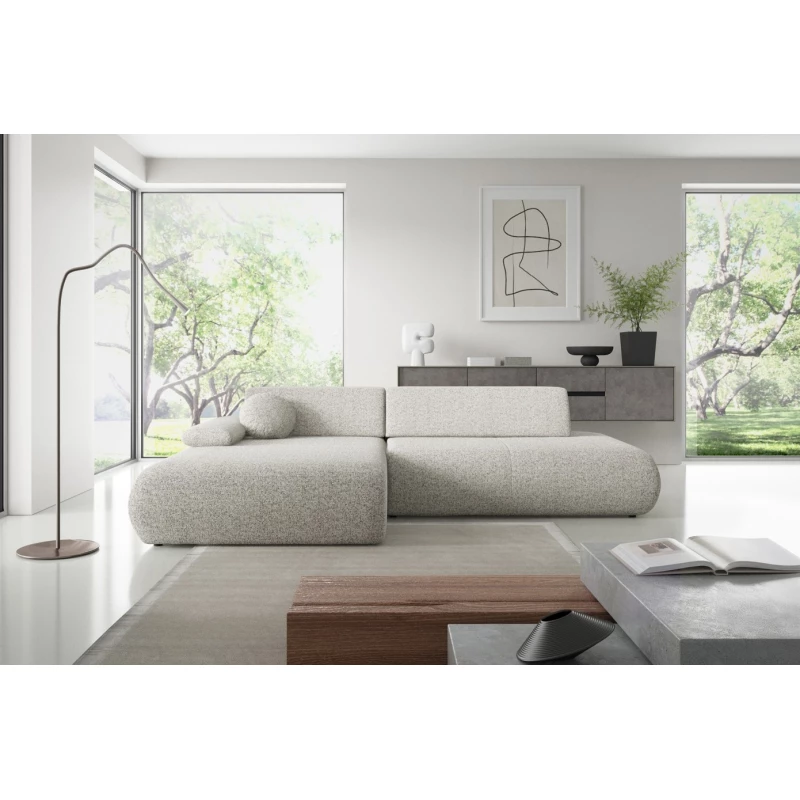 Eckschlafsofa mit Stauraum SURREY 1 - helle Esche, linke Ecke